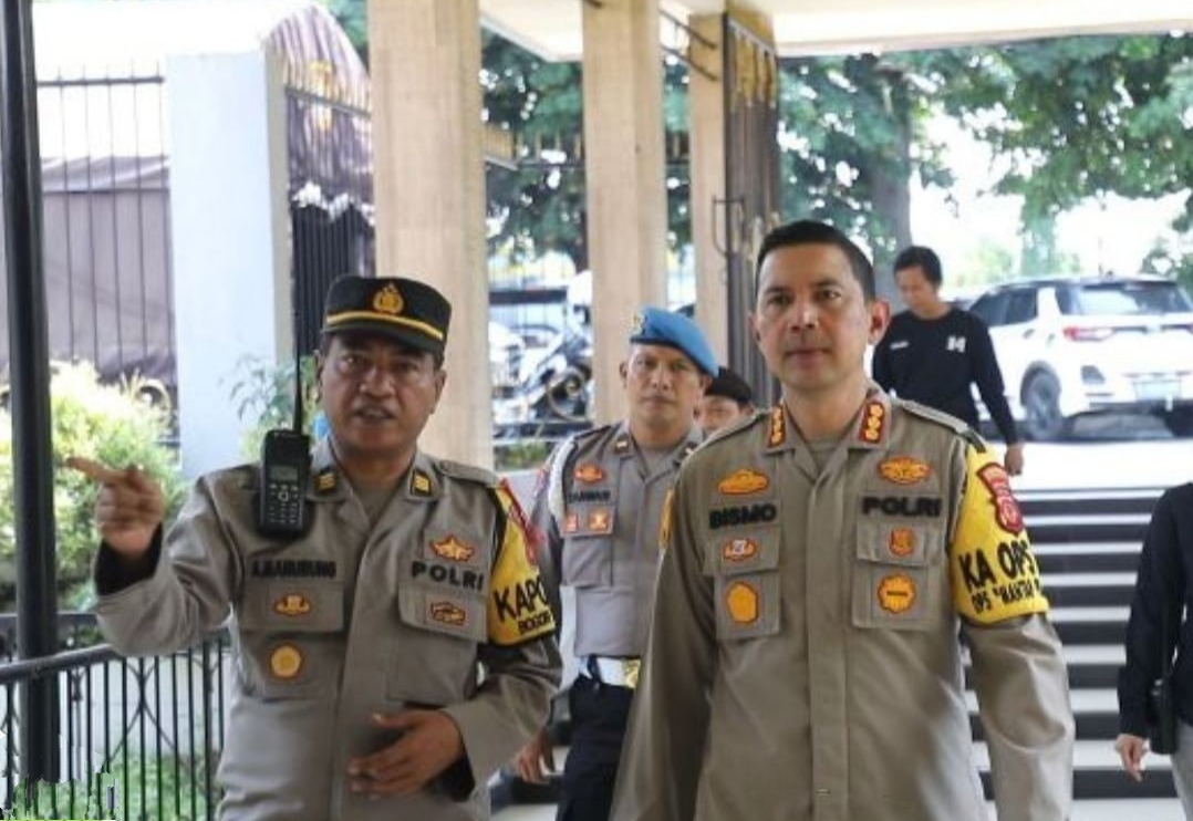 Kapolresta Bogor Kota Cek Keamanan Gudang Logistik KPU Kota Bogor