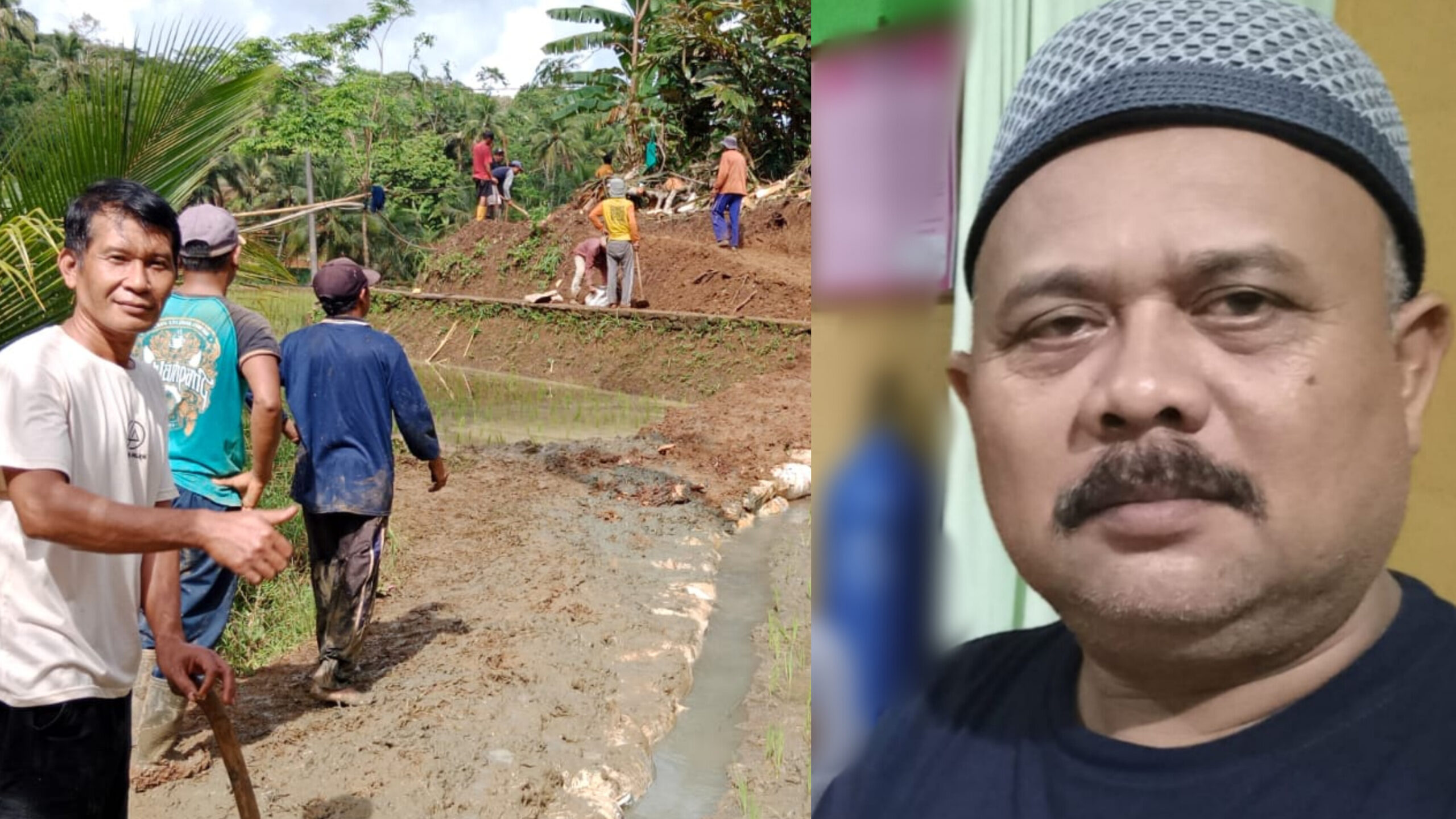 Bangun Infrastruktur Mandiri, Kades Caringinuggal Bersama Warga Pasirhuni Buka Jalan Pintas Baru