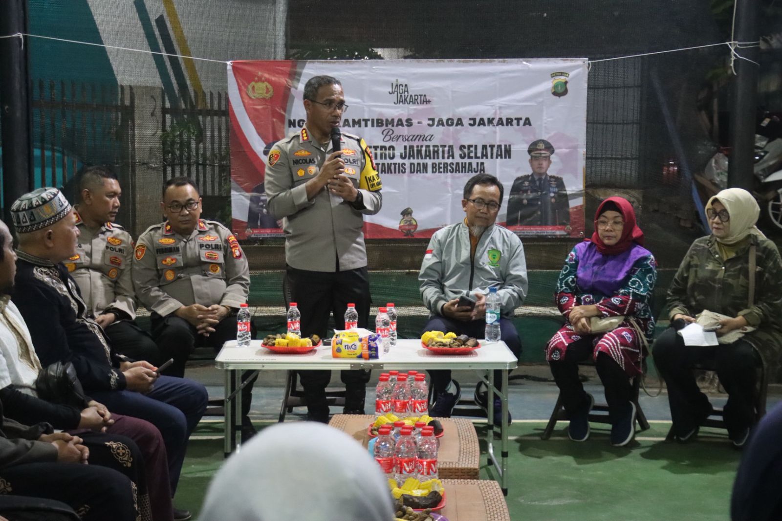 Polres Metro Jakarta Selatan Gelar Ngopi Kamtibmas Jaga Jakarta di Wilayah Cilandak