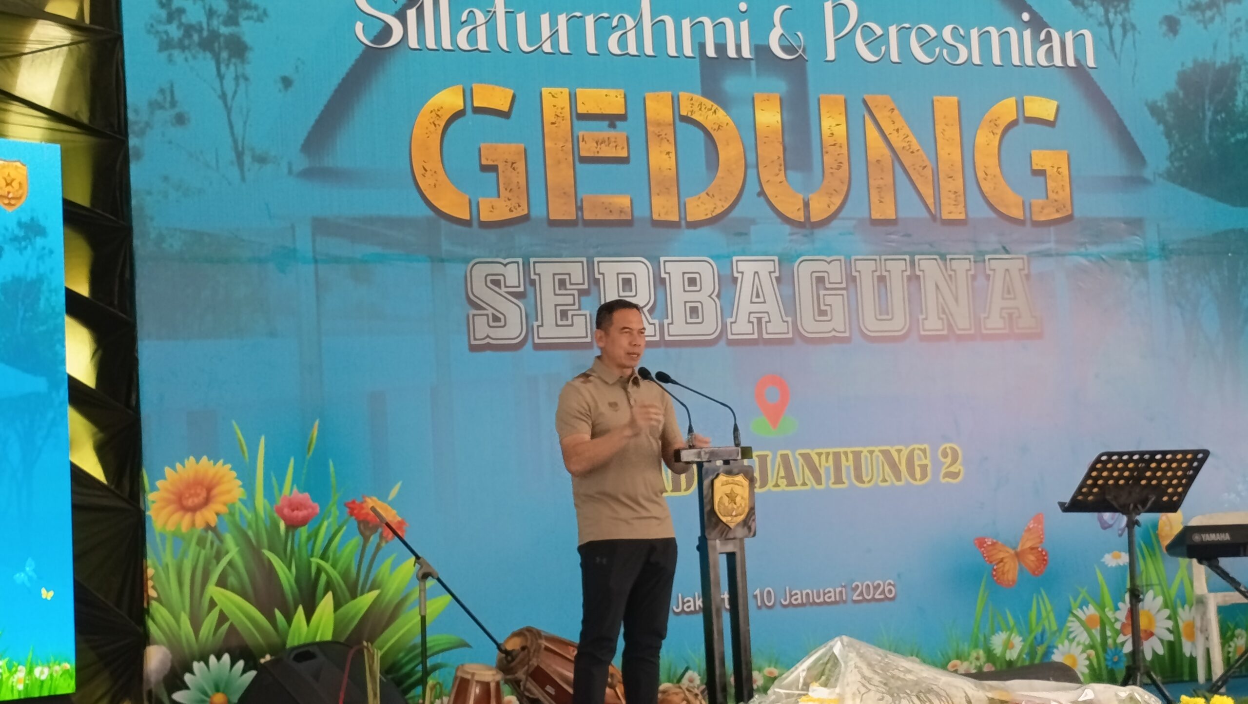 Pangdam Jaya Hadiri Peresmian Gedung Serbaguna dan Taman Segitiga KPAD Cijantung II