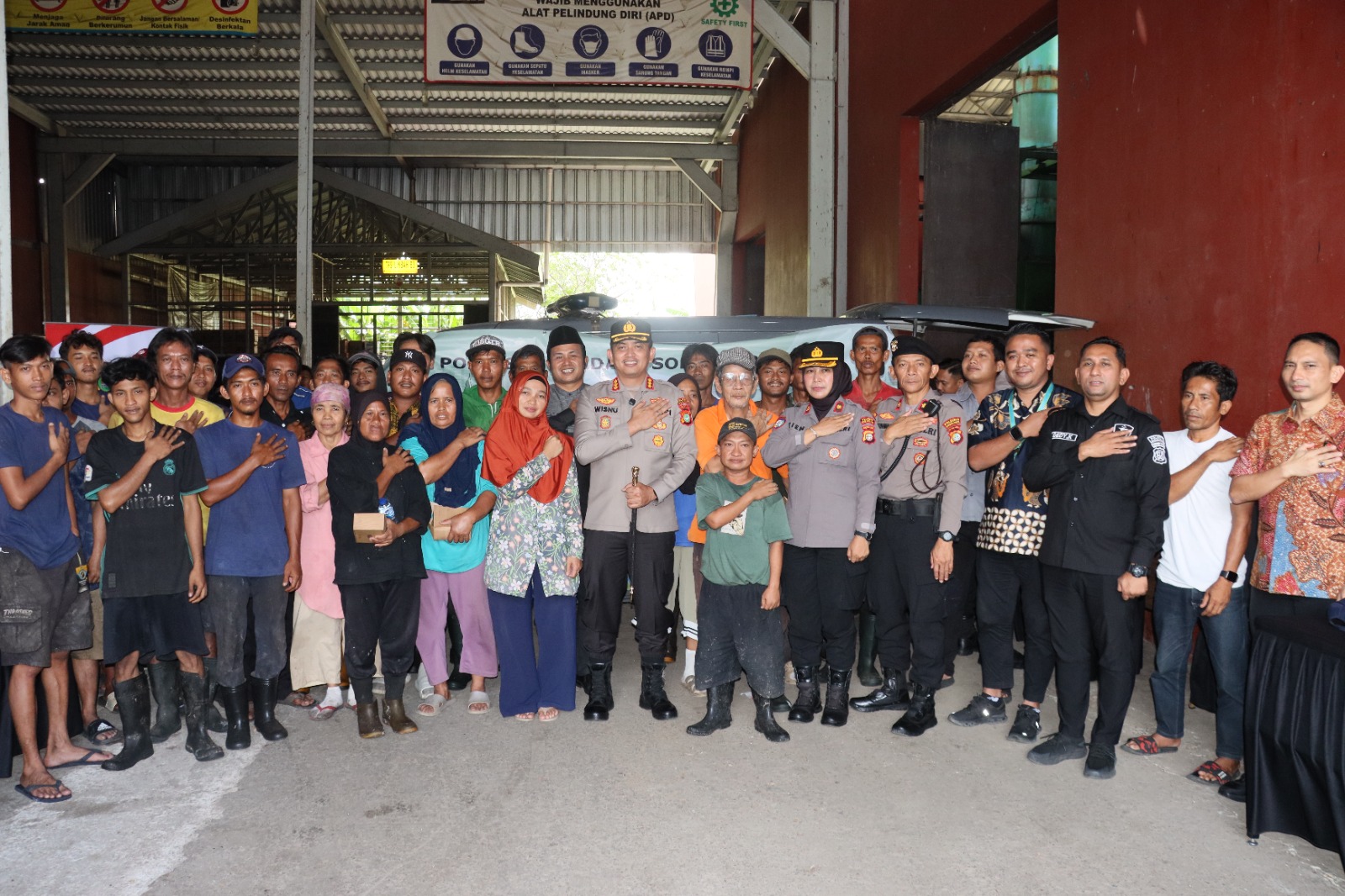 Baru Tiga Hari Bertugas, Kapolresta Bandara Soetta Gelar Jumat Peduli Bersama Personel