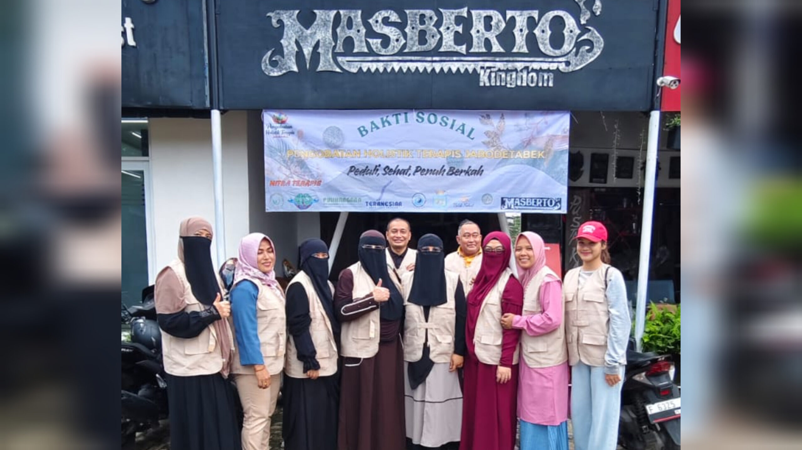 Baksos Terapi Holistik Herbal Digelar di Masberto Kingdom, Puluhan Warga Ikuti Pengobatan Alternatif Gratis